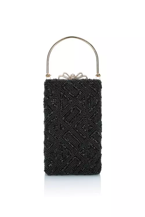 Emma Elegance Beaded Evening Clutch