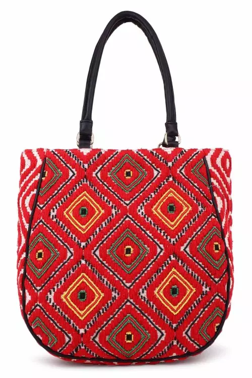 Beaded Elegance Tote Bag