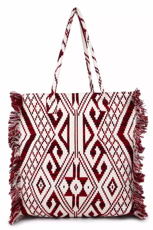 Radiant Fringe Jacquard Carry