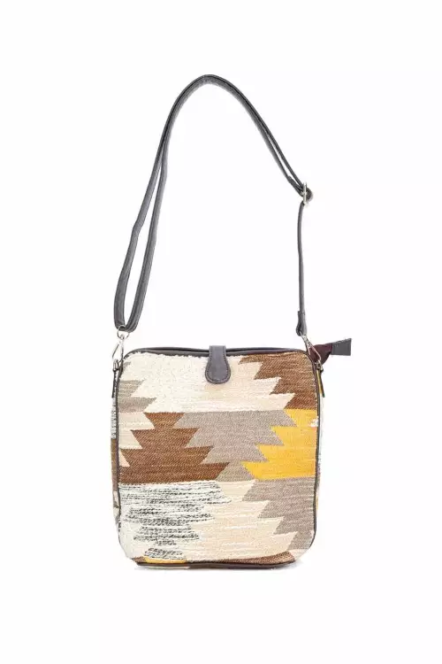 Easy Zip Cotton Shoulder Bag